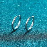 925 Silver Pearl Hoop Earrings - Women's Jewelry Gift