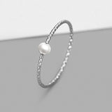 925 Silver Pearl Rings For Women Twist Jewelry Ladies Gift