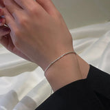 925 Silver Gypsophila Bracelet Wedding Gift