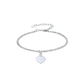 925 Silver Shell Bracelet for Women Love Charm Anniversary Gift