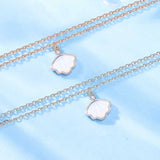 925 Silver Shell Bracelet for Women Love Charm Anniversary Gift