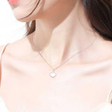 925 Silver Shell Pendant Necklace Women Jewelry Gift