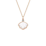 925 Silver Shell Pendant Necklace Women Jewelry Gift