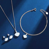 925 Silver Shell Pendant Necklace Women Jewelry Gift