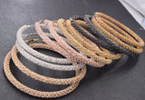 Large Hoop Earrings Rhinestone Crystal Circle Earring Loop Women Jewelry