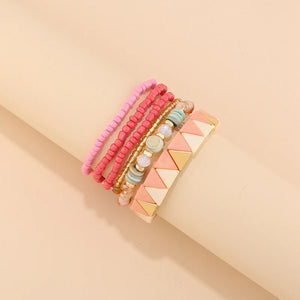 Bohemian Acrylic Bracelets Set for Women DIY Jewelry