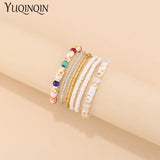 Bohemian Acrylic Bracelets Set for Women DIY Jewelry