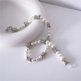 Adjustable Twist Pearl Punk Pendants Chokers
