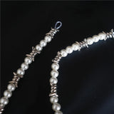 Adjustable Twist Pearl Punk Pendants Chokers
