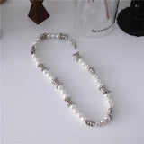 Adjustable Twist Pearl Punk Pendants Chokers