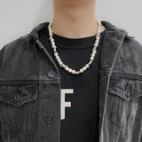 Adjustable Twist Pearl Punk Pendants Chokers