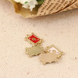Alloy Enamel Poker Pendant Charms Tone Plated Oil Drop Bracelet Necklace