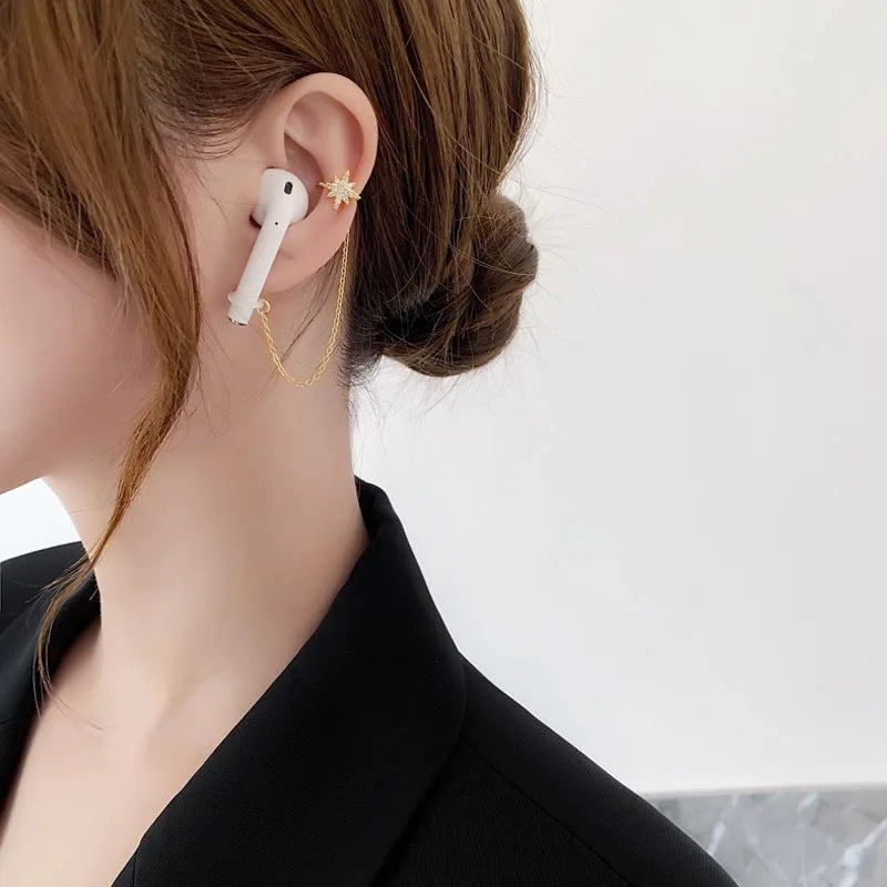 Earphone Holder Clip Earrings Protective Earhooks