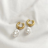 Punk Stainless Steel Huggie Hoop Earrings