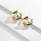 Punk Stainless Steel Huggie Hoop Earrings