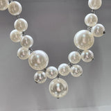Baroque Big Pearls Choker Necklace Collar Statement Maxi Necklace