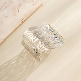 Big Hollow Leaves Bracelets Bangles Wide Open Cuff Bracelet Jewelry