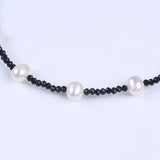 Crystal Beads Short Necklaces Wedding Choker Necklace