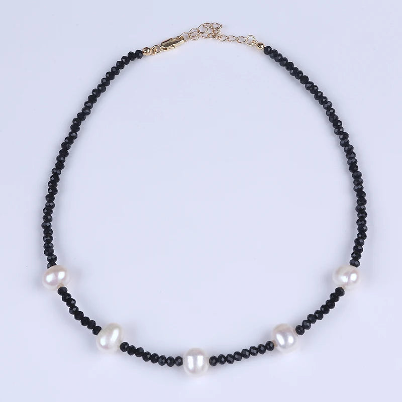 Crystal Beads Short Necklaces Wedding Choker Necklace
