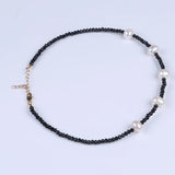 Crystal Beads Short Necklaces Wedding Choker Necklace