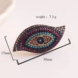 Cubic Zircon Evil Eye Ring Women Plated Jewelry for Girl Party Gift