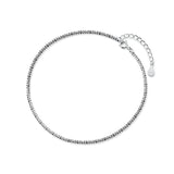 925 Silver Gypsophila Ankle Foot Chain for Women Party