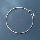 925 Silver Gypsophila Ankle Foot Chain for Women Party