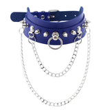 Harajuku Punk Rock Gothic Spike Collar Choker Necklace