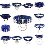 Harajuku Punk Rock Gothic Spike Collar Choker Necklace