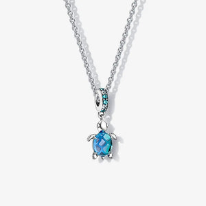 Turtle Necklace Set DIY Logo Charm Necklaces Ladies Christmas Jewelry Gift
