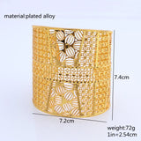 African Dubai Arab Party Wedding Bridal Women's Jewelry Bangles