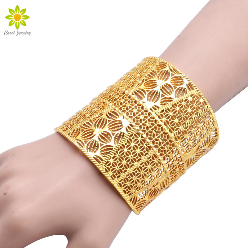 African Dubai Arab Party Wedding Bridal Women's Jewelry Bangles