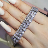 14K Filled Engagement Wedding Bangle Bracelet For Women Men
