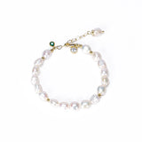 925 Silver Bracelet with Natural Freshwater Pearl Gemstone