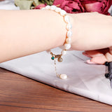 925 Silver Bracelet with Natural Freshwater Pearl Gemstone