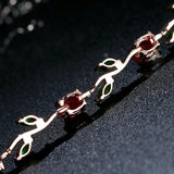925 Silver Zircon Bracelet for Women Wedding Party