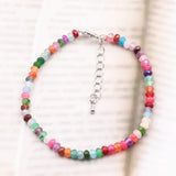 Natural Stone Beads Strand Charms Bracelet for Women