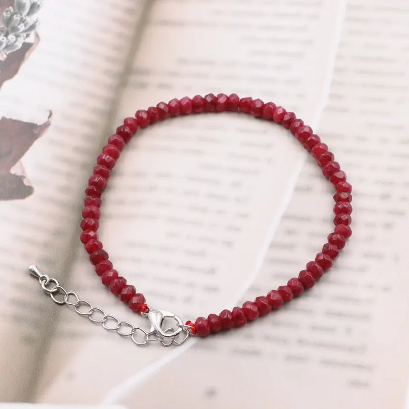 Natural Stone Beads Strand Charms Bracelet for Women