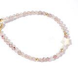 925 Silver Crystal Gemstone Bracelet Women Wedding Birthday Party