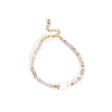 925 Silver Crystal Gemstone Bracelet Women Wedding Birthday Party