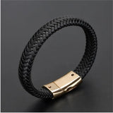 Multilayer Braided Rope Bracelet Stainless Steel for Men