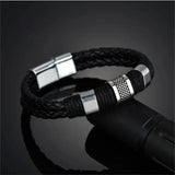 Multilayer Braided Rope Bracelet Stainless Steel for Men