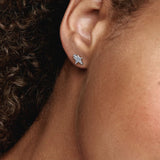 Asymmetric Stars Stud Earrings Birthday Jewelry Sparkling Accessories