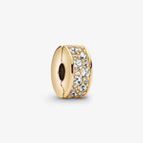 Golden Charm Clip for Women's Bracelets DIY Christmas Jewelry