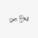 Infinity Stud Earrings Women's Birthday Jewelry Gift