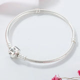Barrel Clasp Snake Chain Bracelet Womens DIY Jewelry Accessories