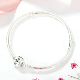 Barrel Clasp Snake Chain Bracelet Womens DIY Jewelry Accessories