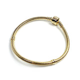 Golden Barrel Clasp Snake Chain Bracelet DIY Accessories Female Jewelry
