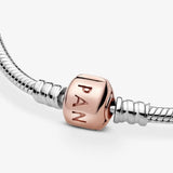 Rose Barrel Clasp Snake Chain Bracelet DIY Accessories Christmas Gift