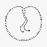 Sparkling Slider Tennis Bracelet For Ladies